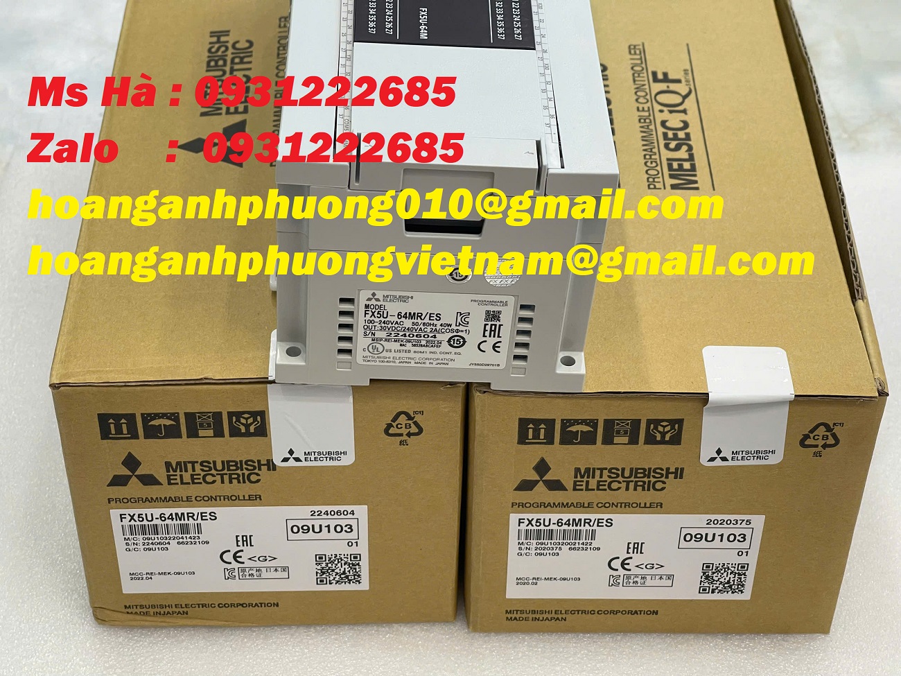Bộ lập trình mitsubishi - kết nối thông minh - FX5U-64MR/ES